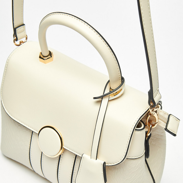Jane Shilton Animal Textured Satchel Bag with Adjustable Strap