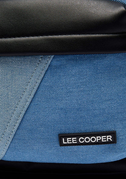 Lee Cooper Patchwork Backpack with Zip Closure