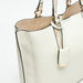 Jane Shilton Solid Tote Bag with Animal Print Handles and Zip Closure-Women%27s Handbags-thumbnailMobile-3