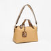 Elle Solid Bowler Bag with Double Handles-Women%27s Handbags-thumbnailMobile-2