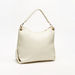 Elle Monogram Embossed Shoulder Bag with Detachable Strap-Women%27s Handbags-thumbnail-2