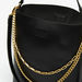 Celeste Solid Shoulder Bag with Chain Accent and Pouch-Women%27s Handbags-thumbnail-3