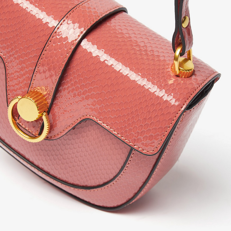 Celeste Textured Crossbody Bag with Adjustable Strap