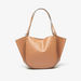 Celeste Solid Shopper Bag with Double Handle and Pouch-Women%27s Handbags-thumbnailMobile-0