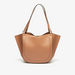 Celeste Solid Shopper Bag with Double Handle and Pouch-Women%27s Handbags-thumbnailMobile-3