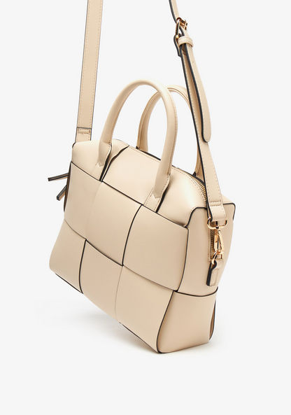 Celeste Weave Tote Bag with Detachable Strap-Women%27s Handbags-image-1