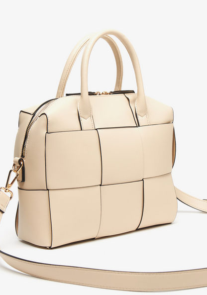 Celeste Weave Tote Bag with Detachable Strap-Women%27s Handbags-image-2