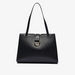 Celeste Solid Shopper Bag with Double Handle and Snap Button Closure-Women%27s Handbags-thumbnailMobile-0