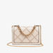 Celeste Satchel Bag with Chain Detail and Detachable Strap-Women%27s Handbags-thumbnailMobile-0