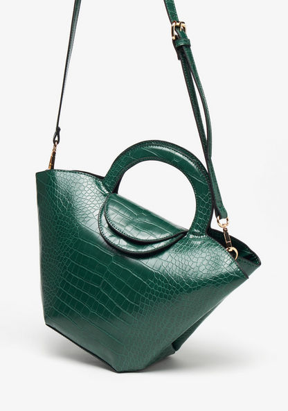 Celeste Animal Textured Tote Bag with Double Handles-Women%27s Handbags-image-1