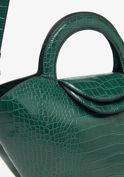 Celeste Animal Textured Tote Bag with Double Handles-Women%27s Handbags-image-3