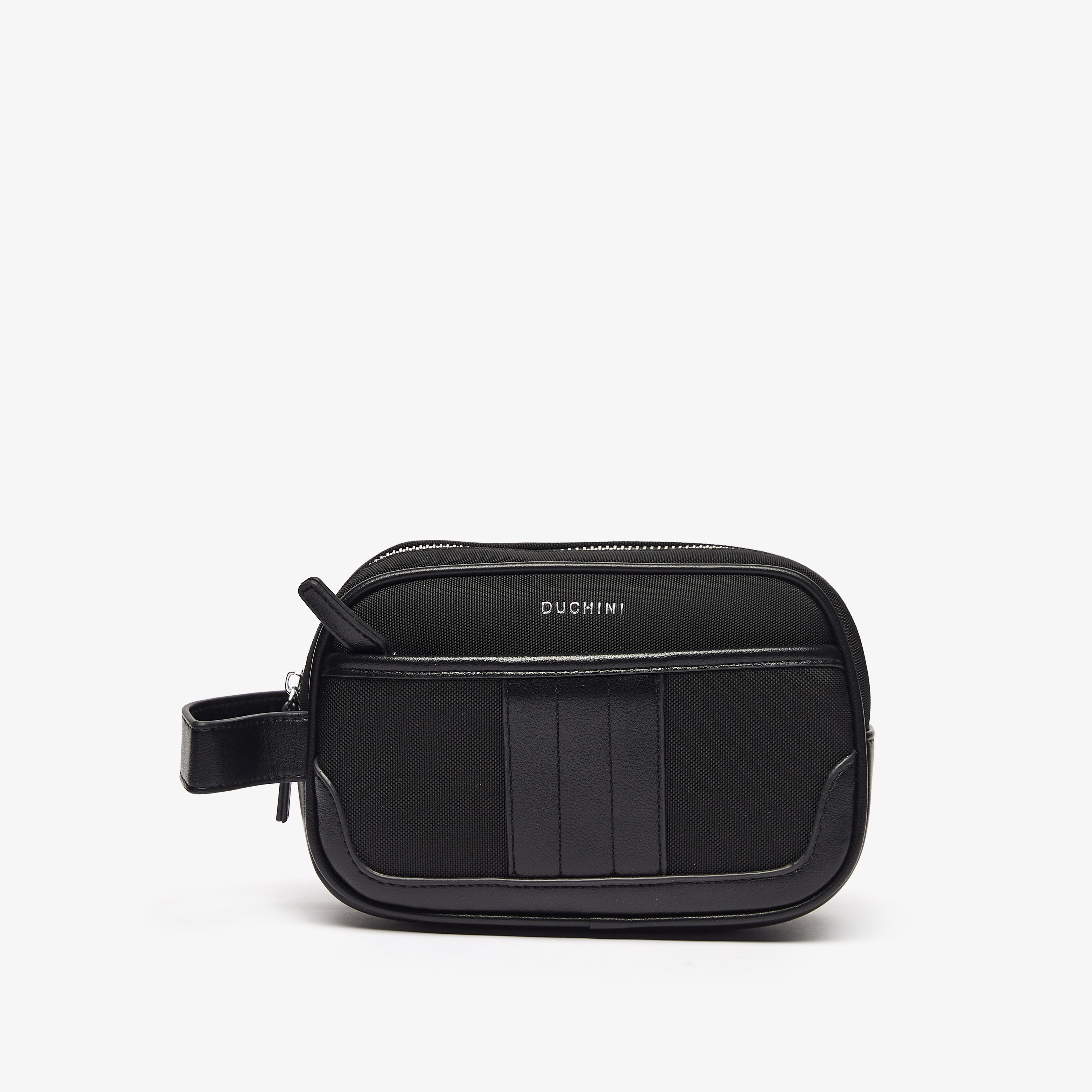 Duchini Textured Pouch with Zip Closure-men-beltsandwallets-wallets-image-1