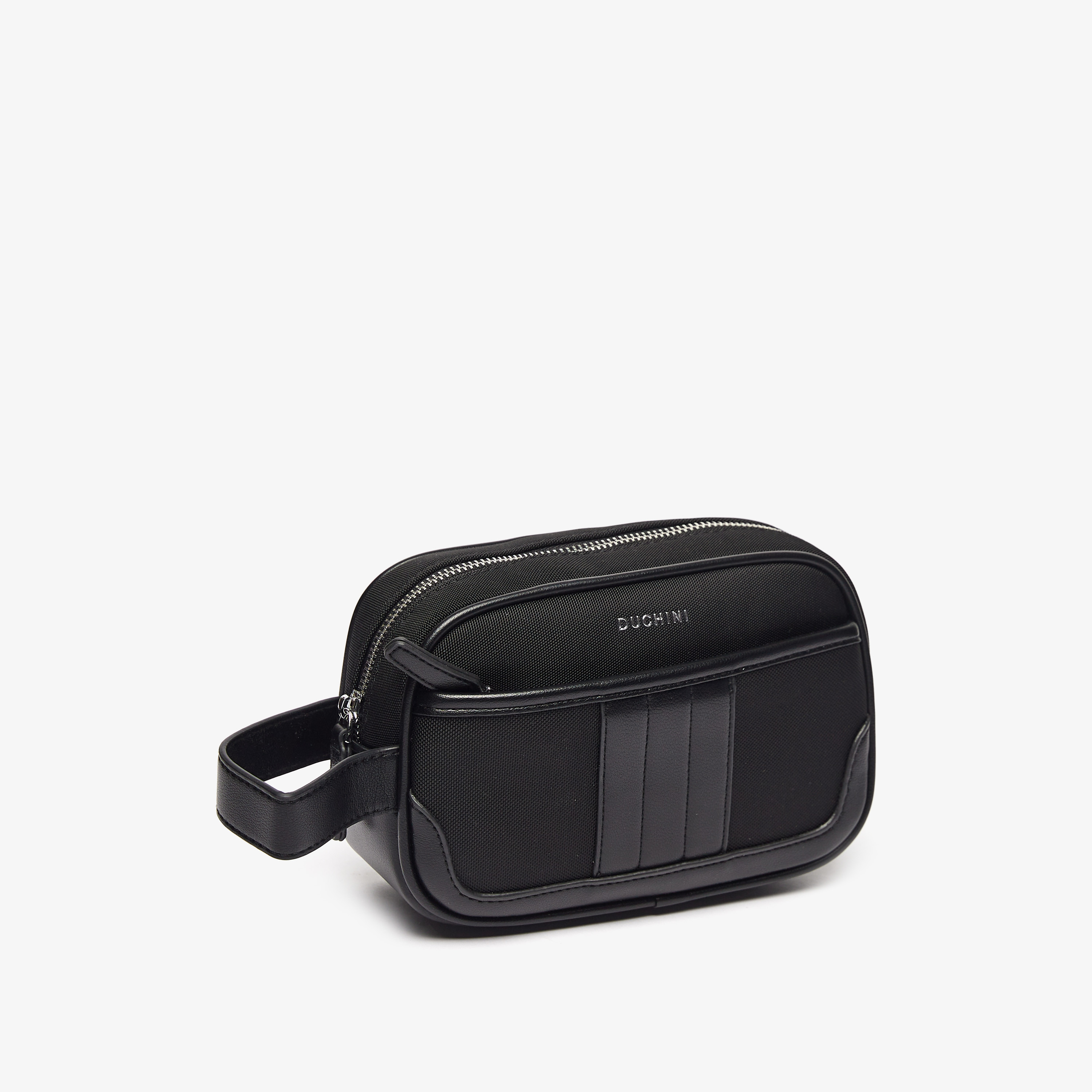 Duchini Textured Pouch with Zip Closure-men-beltsandwallets-wallets-image-3