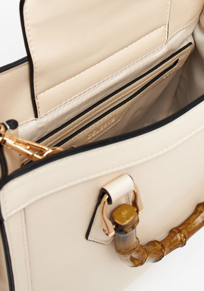 Celeste Solid Tote Bag with Wooden Handles-Women%27s Handbags-image-4