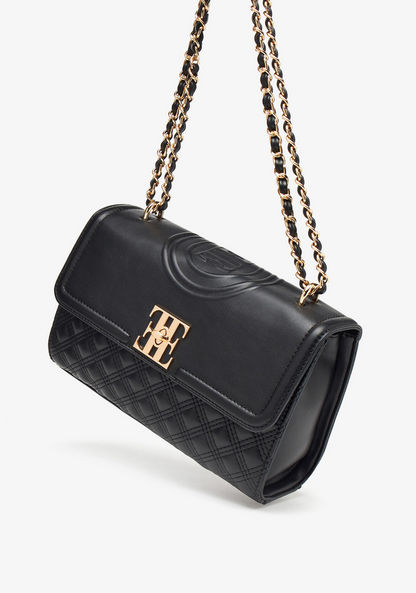 Elle Embossed Crossbody Bag with Chain Strap-Women%27s Handbags-image-1