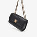 Elle Embossed Crossbody Bag with Chain Strap-Women%27s Handbags-thumbnail-1