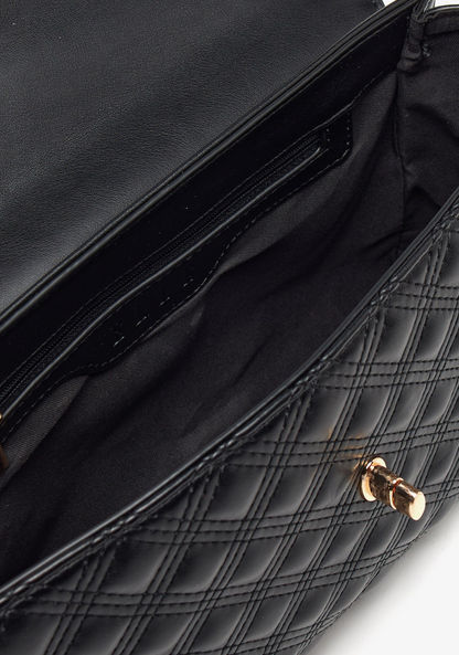 Elle Embossed Crossbody Bag with Chain Strap-Women%27s Handbags-image-4