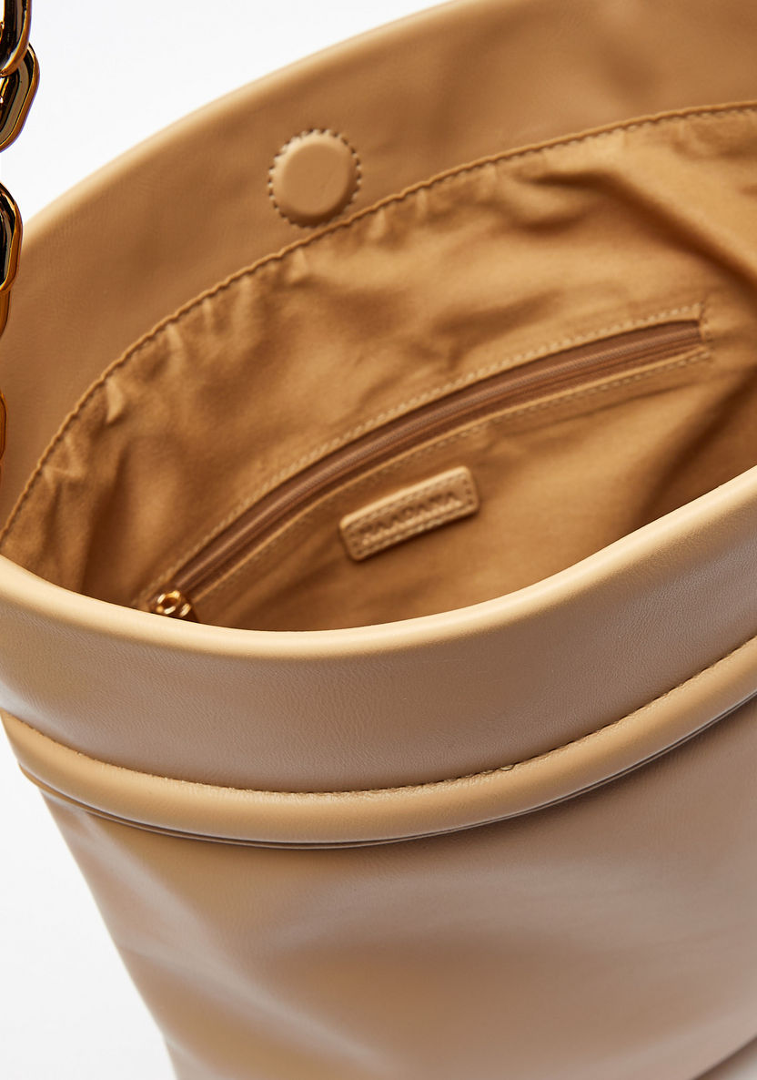 Haadana Solid Shopper Bag with Chain Accented Handle-Women%27s Handbags-image-4