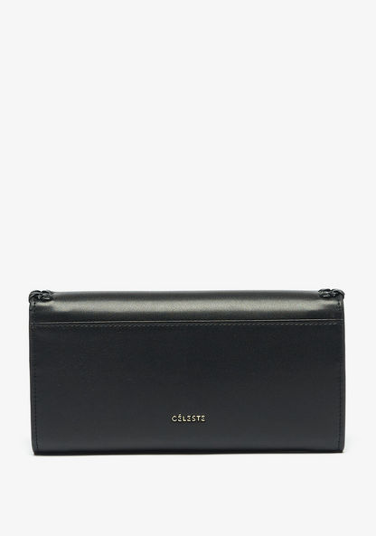Celeste Weave Long Flap Wallet-Wallets & Clutches-image-2