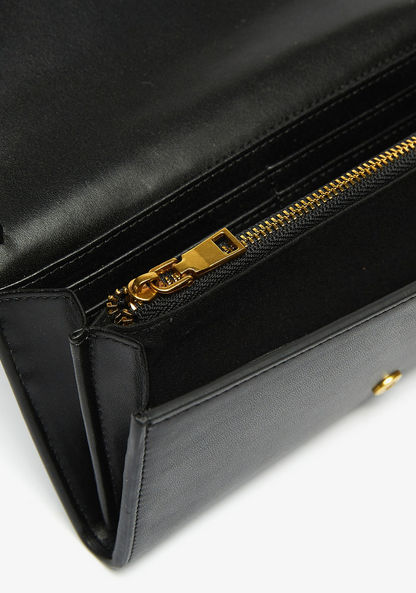 Celeste Weave Long Flap Wallet-Wallets & Clutches-image-4