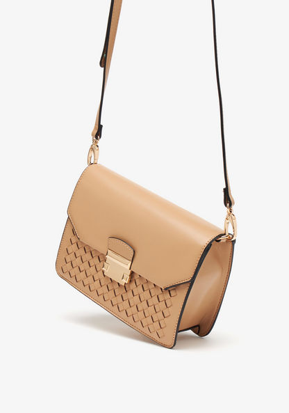 Jane Shilton Weave Textured Crossbody Bag with Detachable Strap