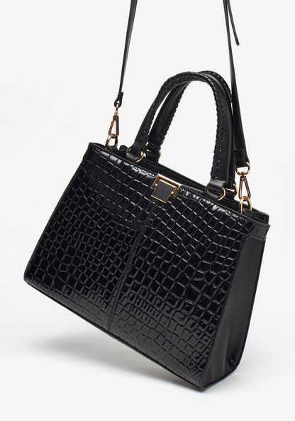 Jane Shilton Animal Textured Tote Bag with Double Handles-Women%27s Handbags-image-1
