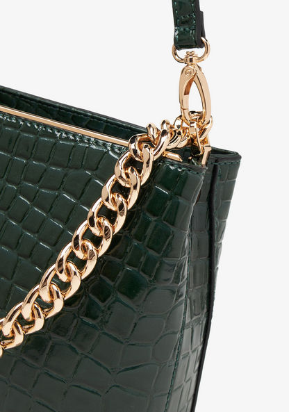 Jane Shilton Animal Textured Shoulder Bag with Detachable Strap-Women%27s Handbags-image-3