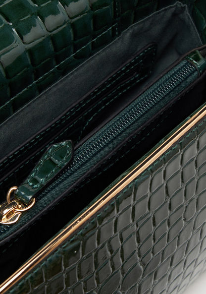 Jane Shilton Animal Textured Shoulder Bag with Detachable Strap-Women%27s Handbags-image-4