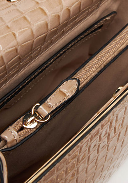 Jane Shilton Animal Textured Shoulder Bag with Detachable Strap-Women%27s Handbags-image-4