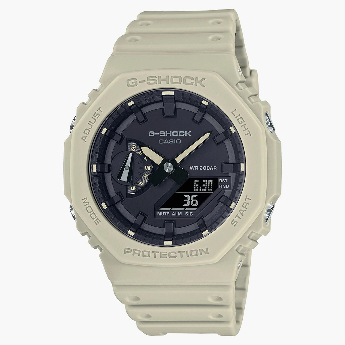 Casio g store shock beige