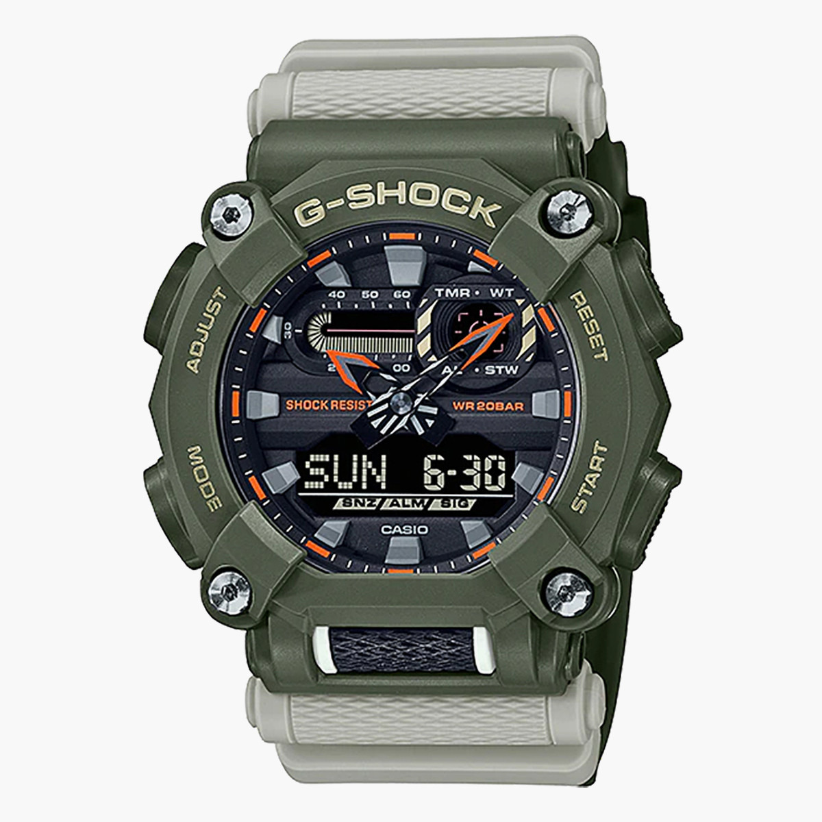 Green g outlet shock watch men's