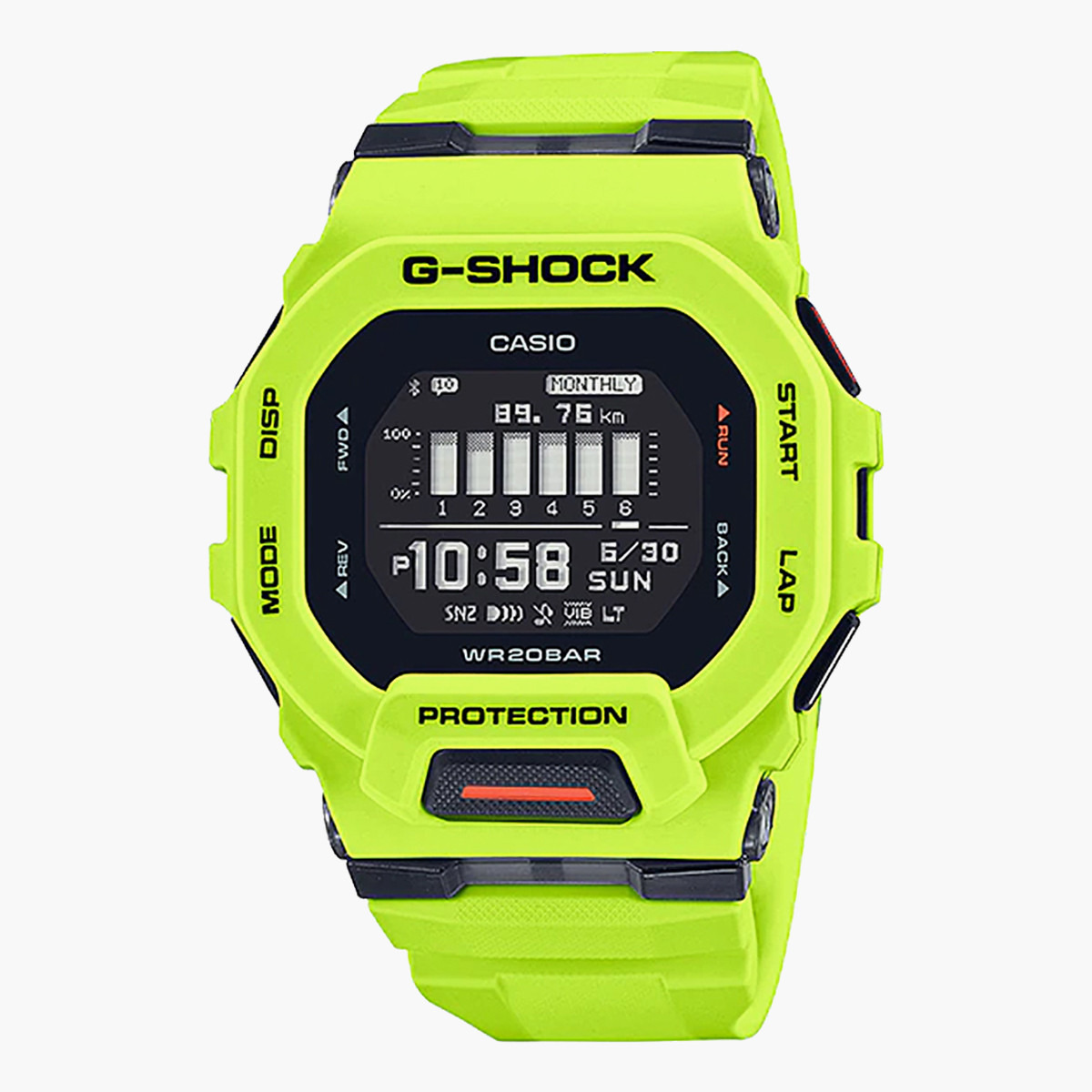G -Shock Men's Green Digital Resin Strap Watch -GBD-200-9DR-men-watchesandjewellery-watches-image-1