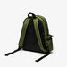 Lee Cooper Logo Print Zipper Backpack with Adjustable Shoulder Straps-Boy%27s Backpacks-thumbnail-3