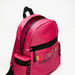 Lee Cooper Logo Print Zipper Backpack with Adjustable Shoulder Straps-Boy%27s Backpacks-thumbnailMobile-4