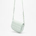 Little Missy Textured Crossbody Bag with Chain Accented Strap and Flap Closure-Girl%27s Bags-thumbnail-1