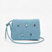 Missy Embellished Crossbody Bag with Flap Closure-Women%27s Handbags-thumbnailMobile-0