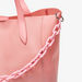 Missy Solid Shopper Bag with Chunky Chain Link Accent-Women%27s Handbags-thumbnail-3
