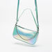 Missy Iridescent Shoulder Bag with Chain Accent and Detachable Strap-Women%27s Handbags-thumbnail-1