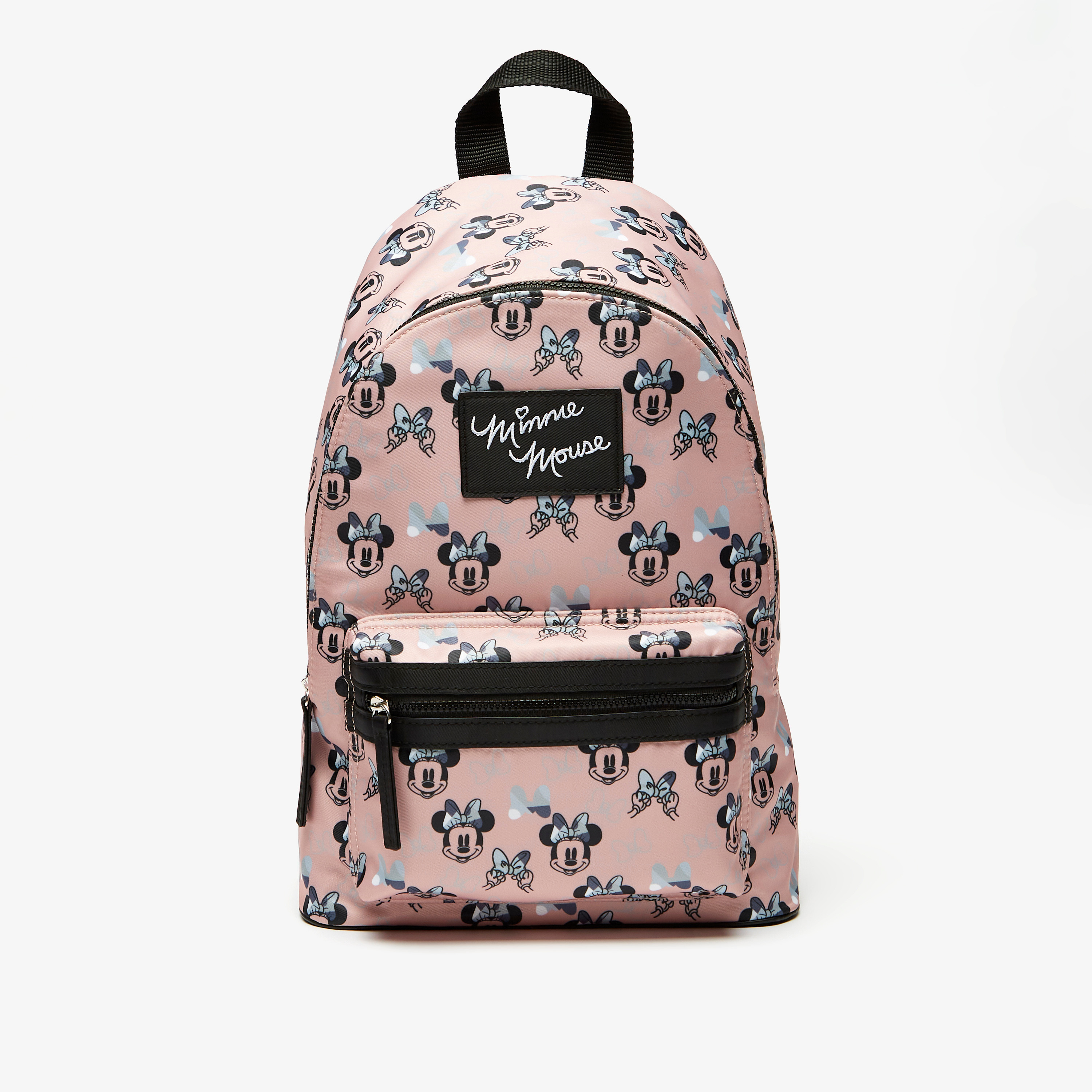 Disney Minnie Mouse Print Backpack with Adjustable Shoulder Straps-women-bagsandwallets-backpacks-image-1