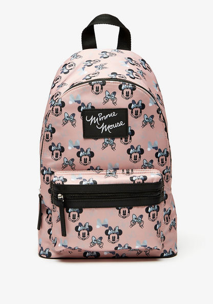 Disney Minnie Mouse Print Backpack with Adjustable Shoulder Straps-Women%27s Backpacks-image-0