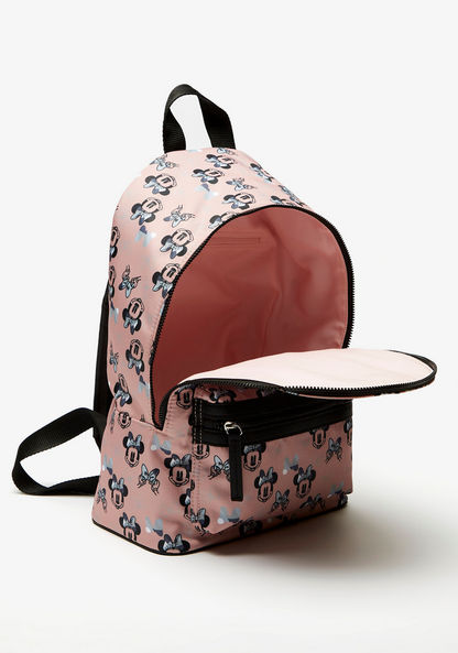 Disney Minnie Mouse Print Backpack with Adjustable Shoulder Straps-Women%27s Backpacks-image-4