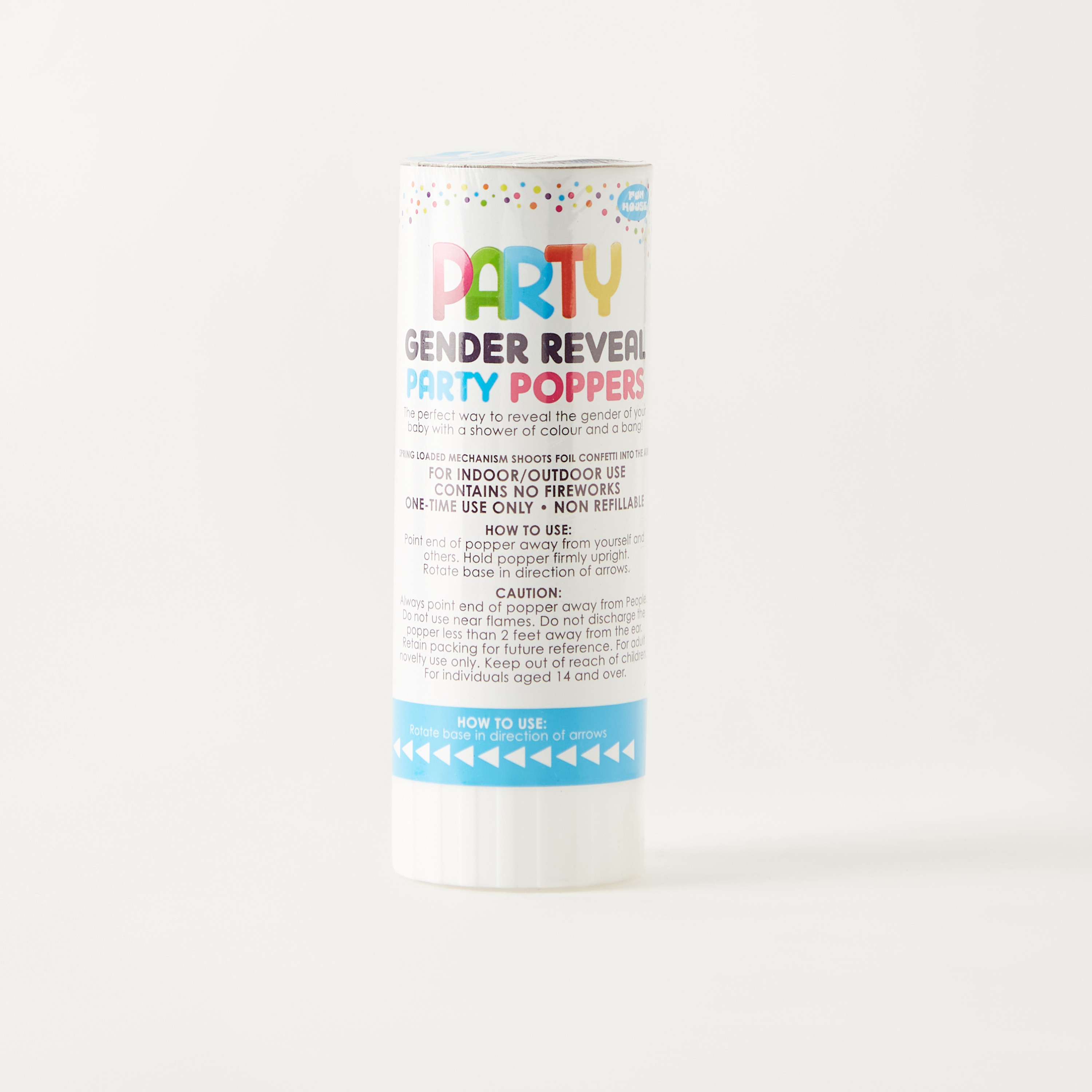 Findz Gender Reveal Party Poppers for Baby Boy-household-decorandfragrance-decoraccessories-partysupplies-image-1