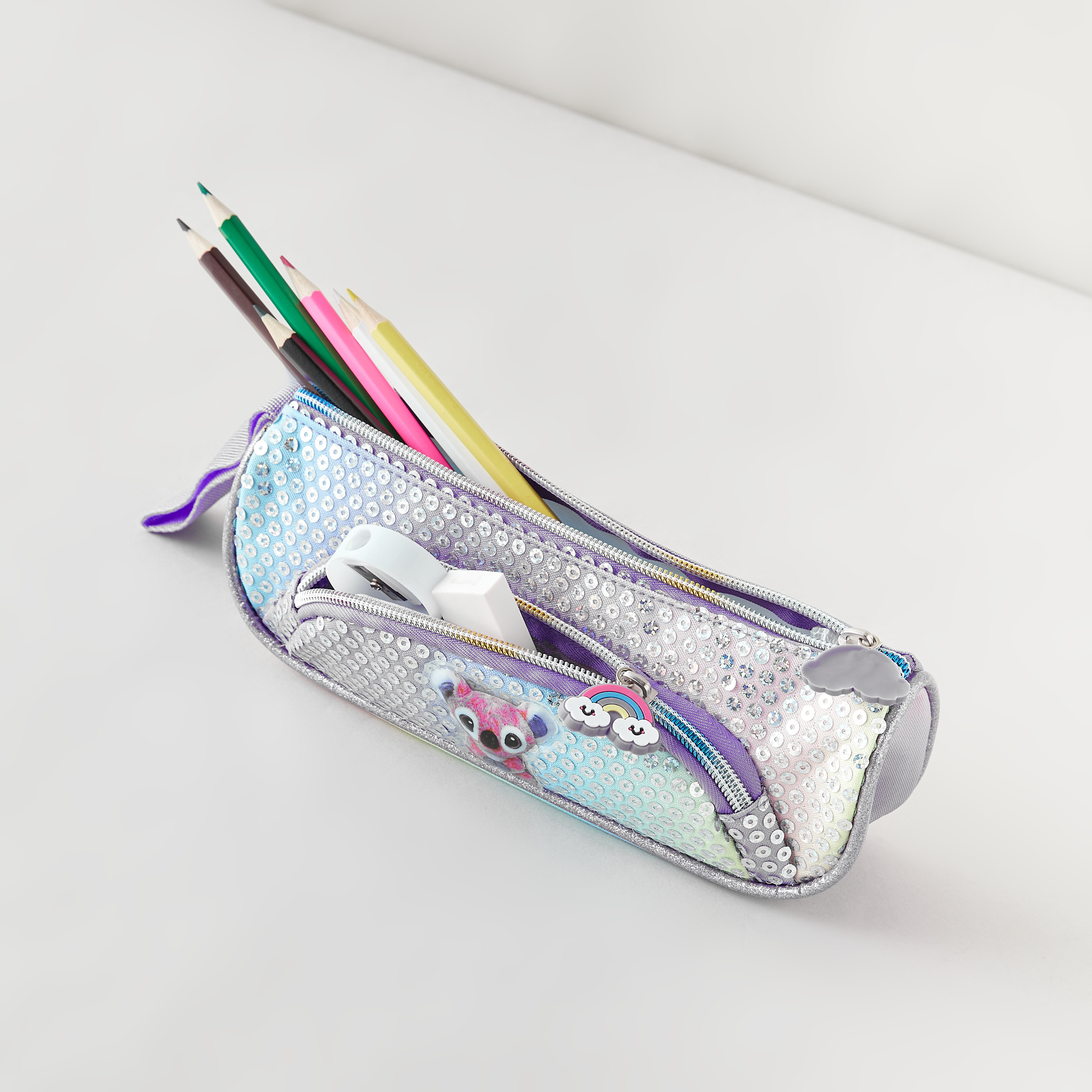 Embellished Pencil Case with Zip Closure-school-stationery-pencilcases-image-2