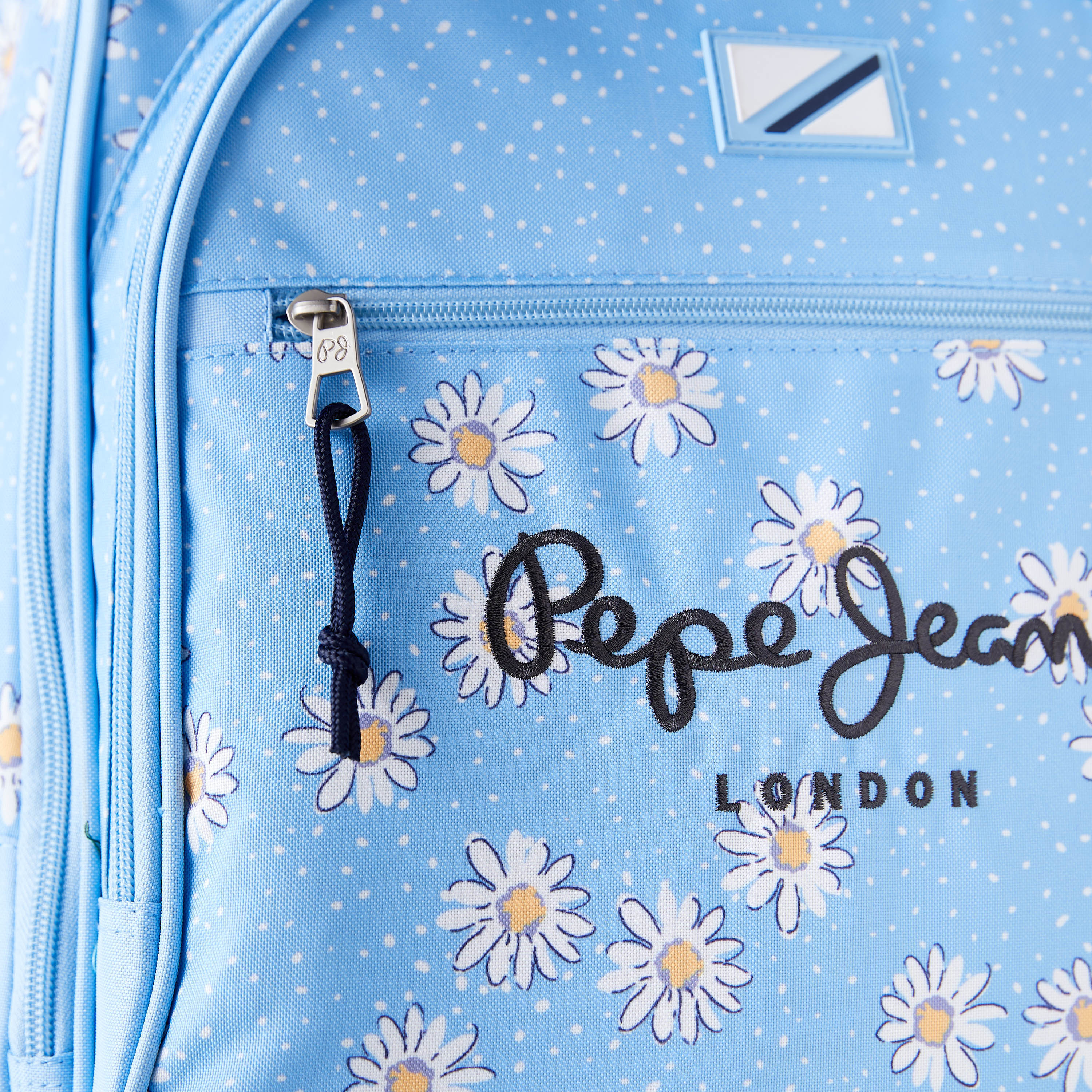 شنطة ظهر ترولي بطبعات أزهار من بيبي جينز-school-bagsandbackpacks-trolleybags-image-5