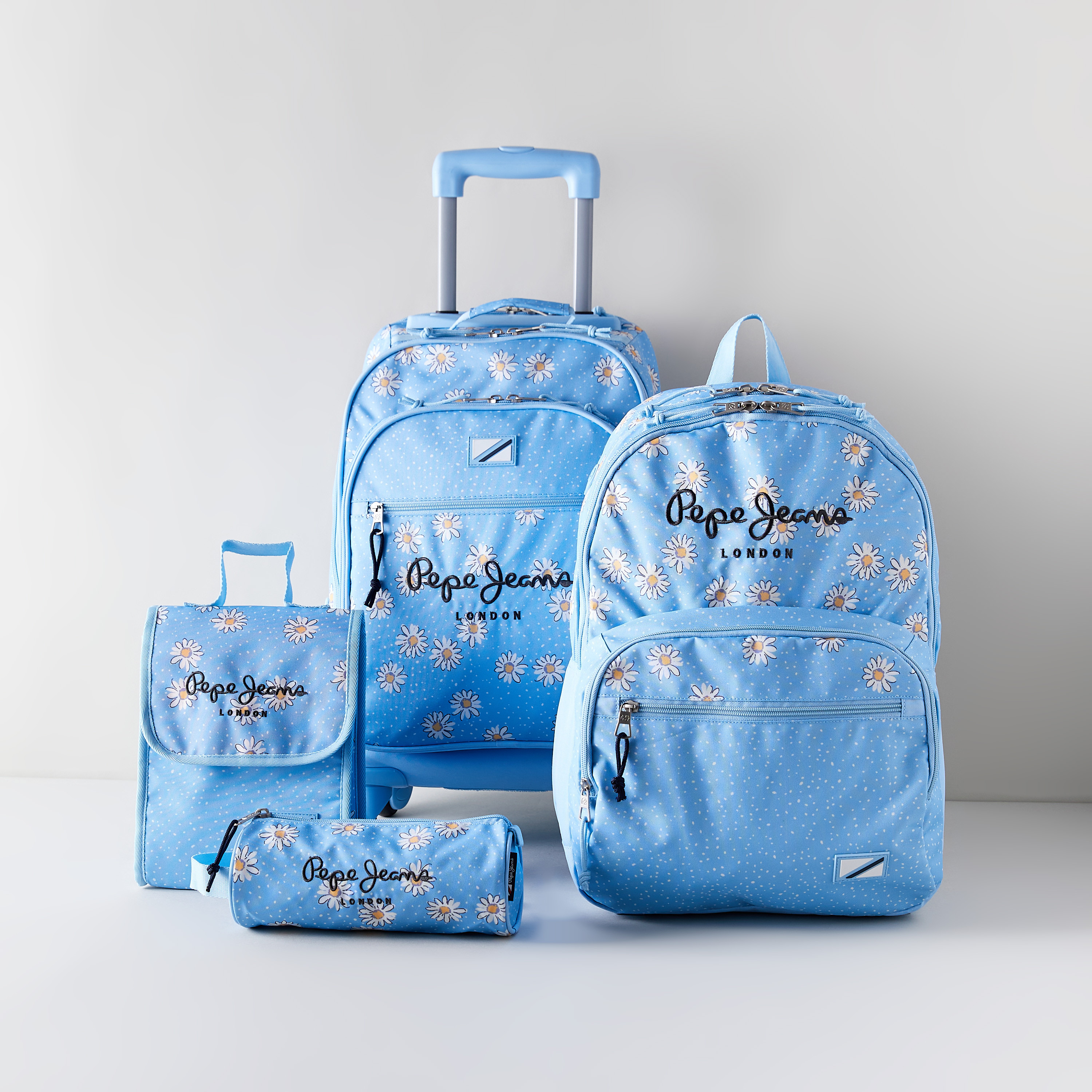 شنطة ظهر ترولي بطبعات أزهار من بيبي جينز-school-bagsandbackpacks-trolleybags-image-8