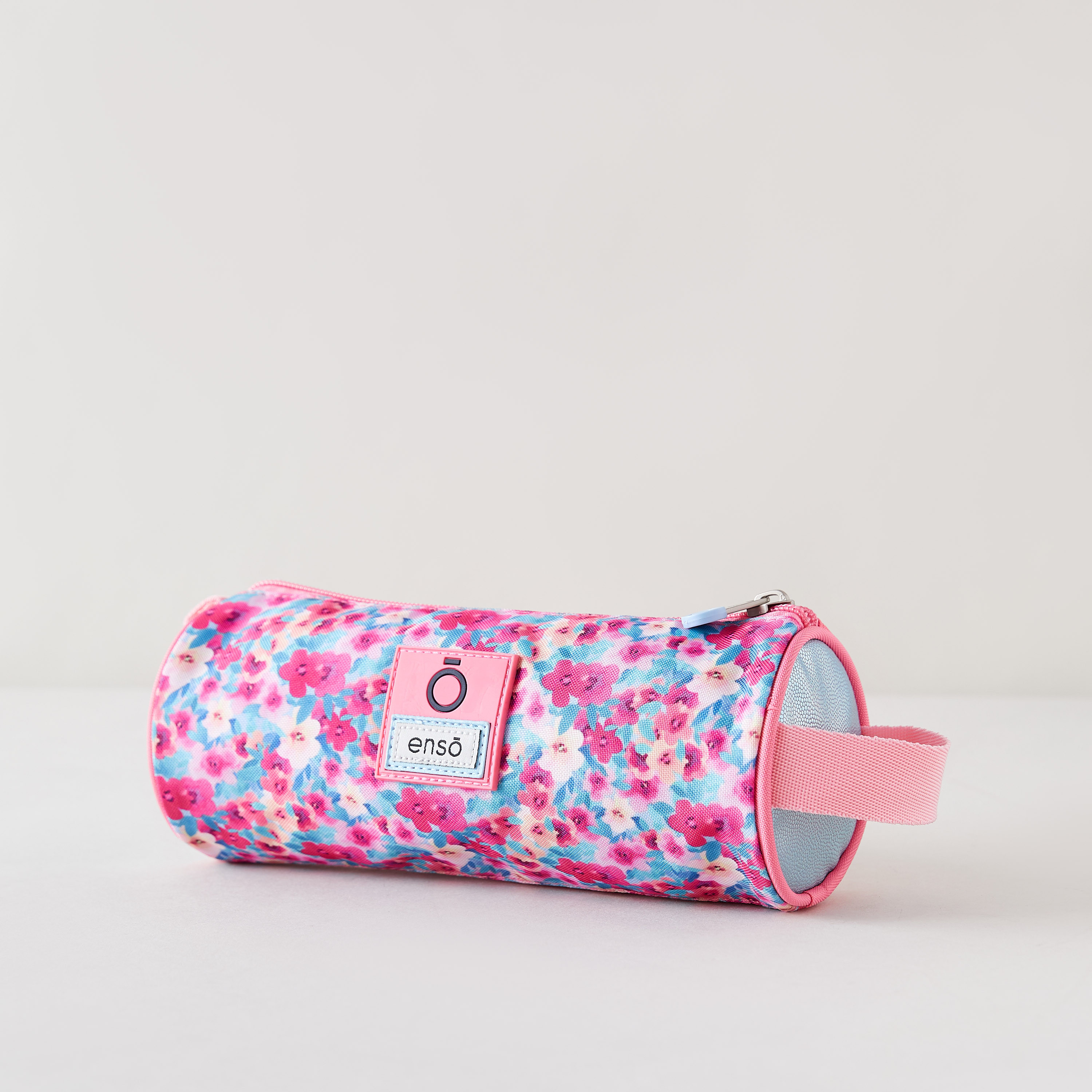 Enso Floral Print Pencil Case with Zip Closure-school-stationery-pencilcases-image-3