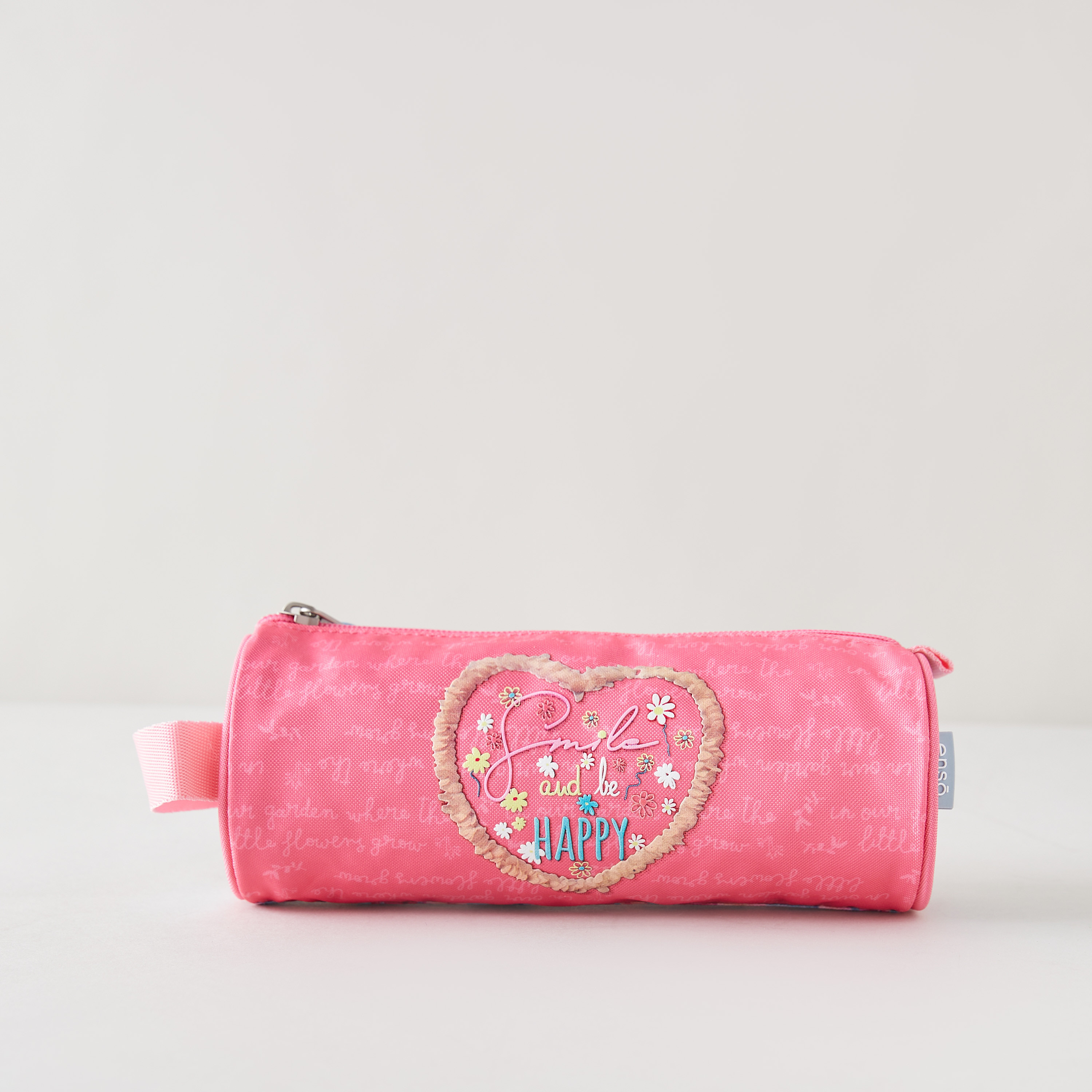 Enso Floral Print Pencil Case with Zip Closure-school-stationery-pencilcases-image-6