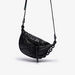 Missy Textured Crossbody Bag with Chain Detail and Adjustable Strap-Women%27s Handbags-thumbnailMobile-1