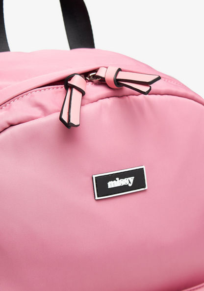 Missy Solid Backpack with Adjustable Straps
