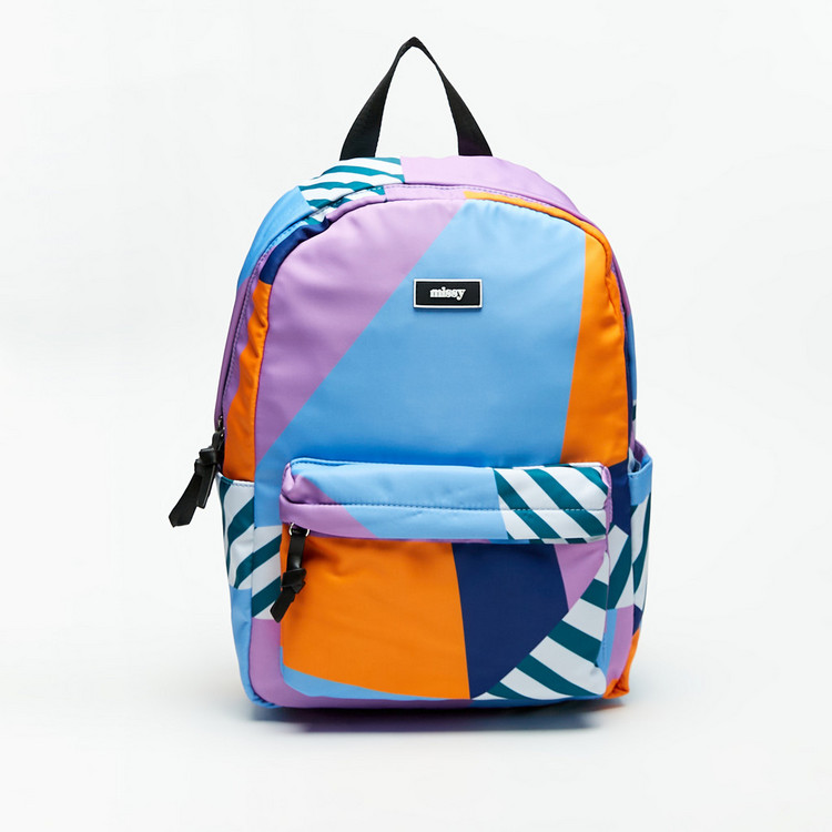 Missy Printed Backpack with Adjustable Straps